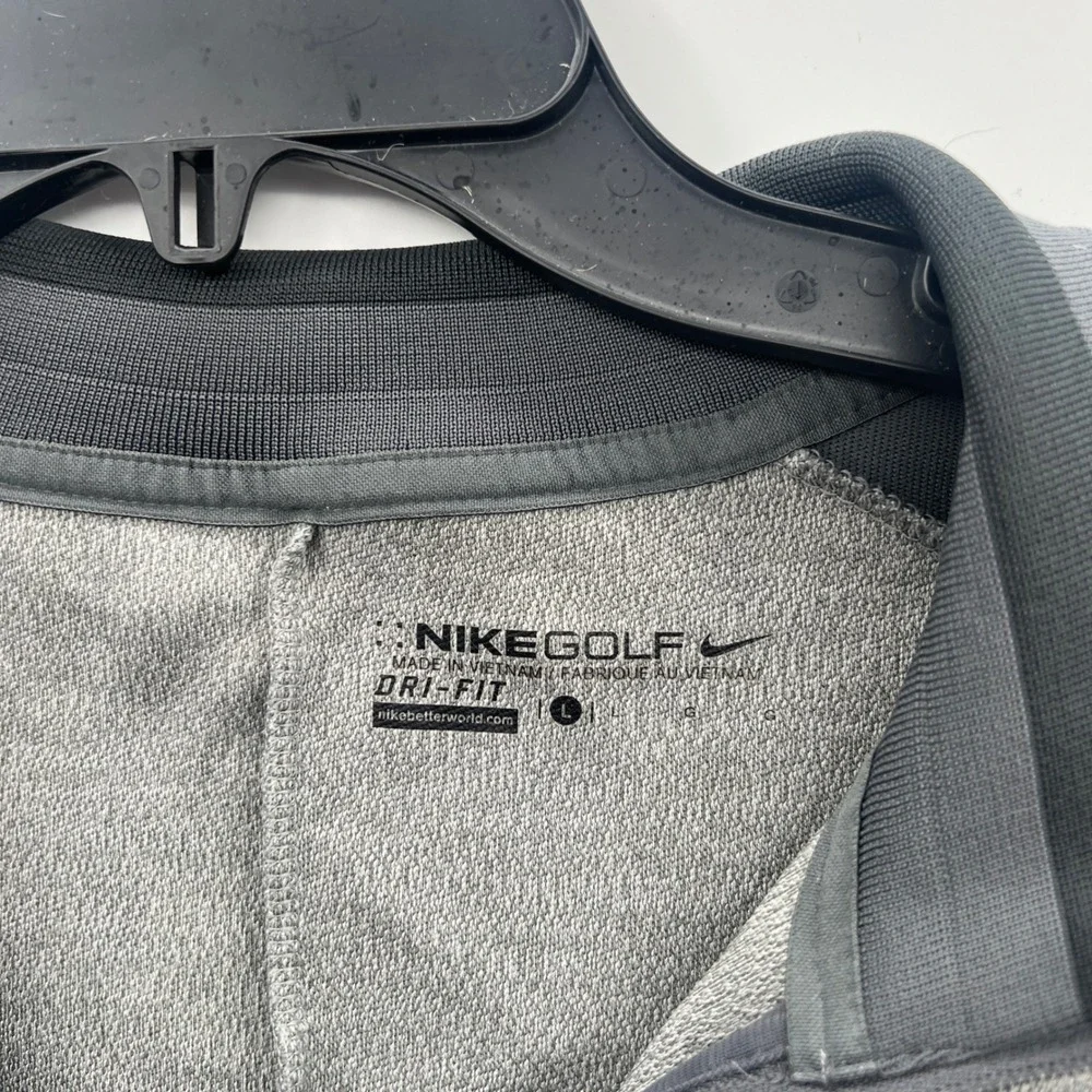 Nike Golf Dri Fit Quarter Zip Pullover‎ Athletic Jacket Women's Size L Gray